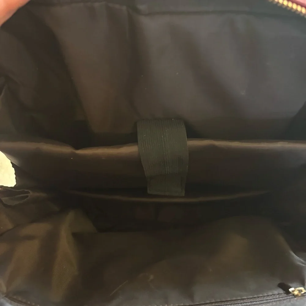 NEW Laptop Bag Estarer Burgundy Wine Faux Leather Gold Hardware Tote Bag NWOT